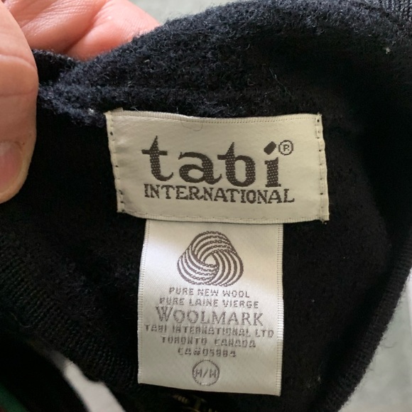 Tabi International black wool zip up jacket (AAAA) - Picture 3 of 3